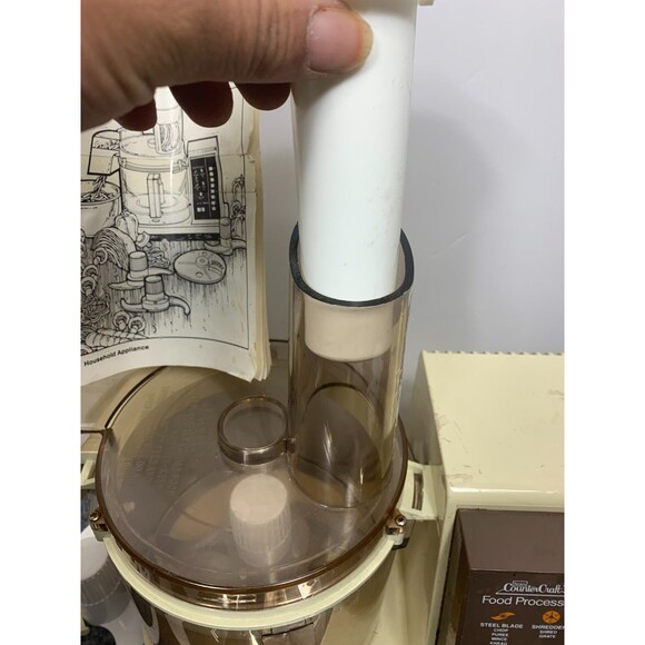 Vintage Sears Kenmore 7 Speed Food Processor model 400.823603 WORKS EB-753 - Picture 7 of 9